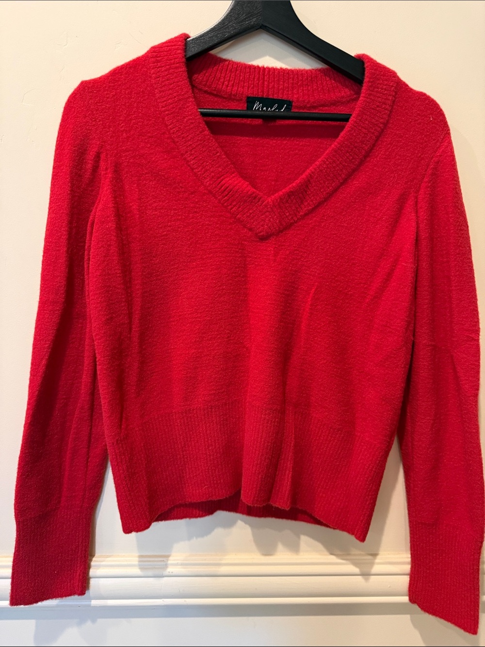 Marled Classic Red Sweater Size XS Holidays Back to School Collegiate Football